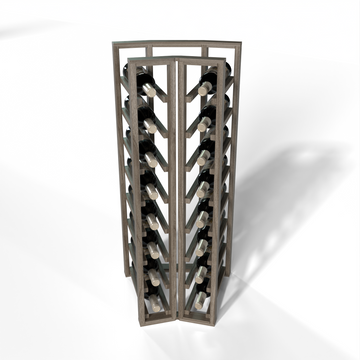 GrandCellar™ - 2 Column Full-Depth Standard Corner Wine Rack - 36