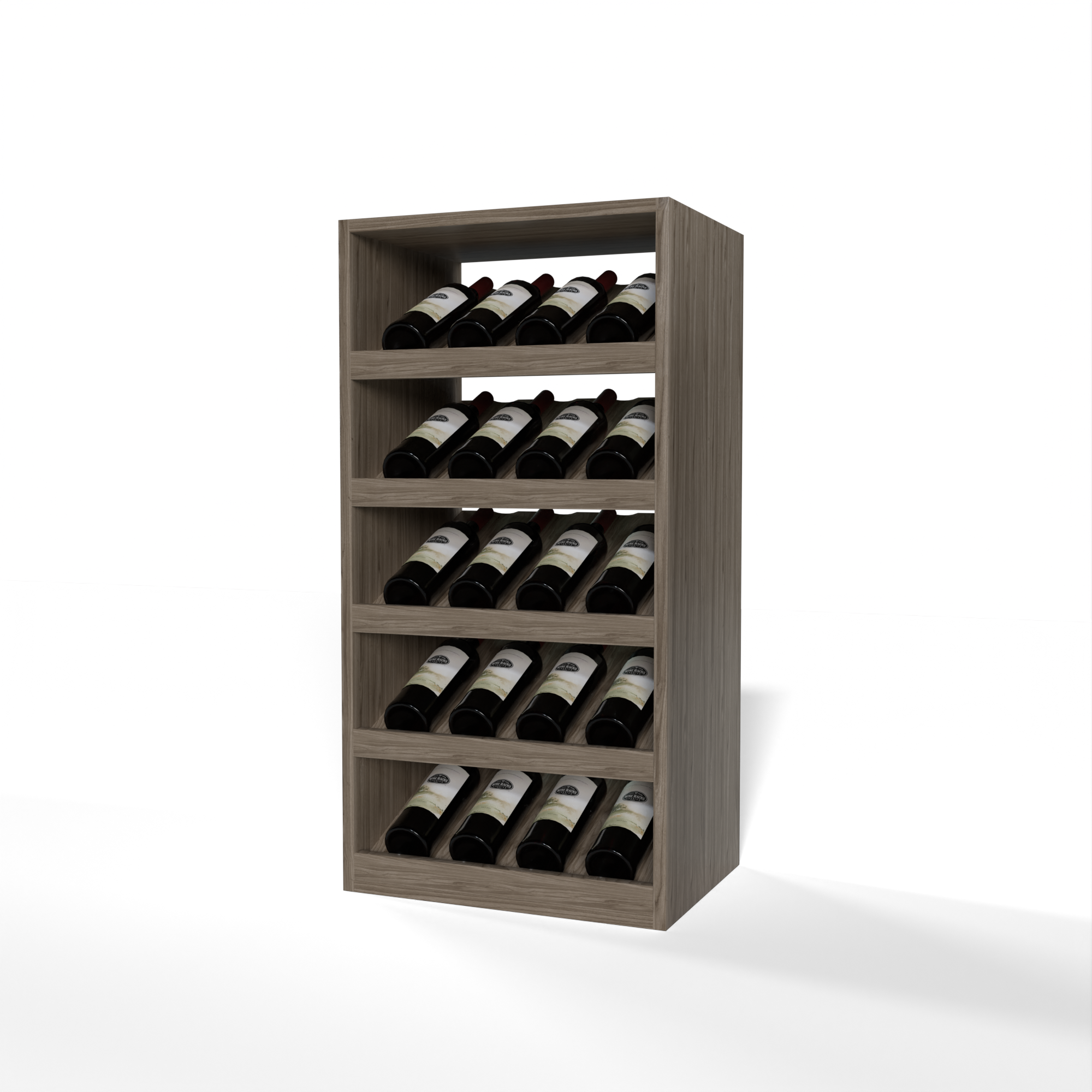 GrandCellar™ - 4 Column Full-Depth Cradle Wine Display - 36