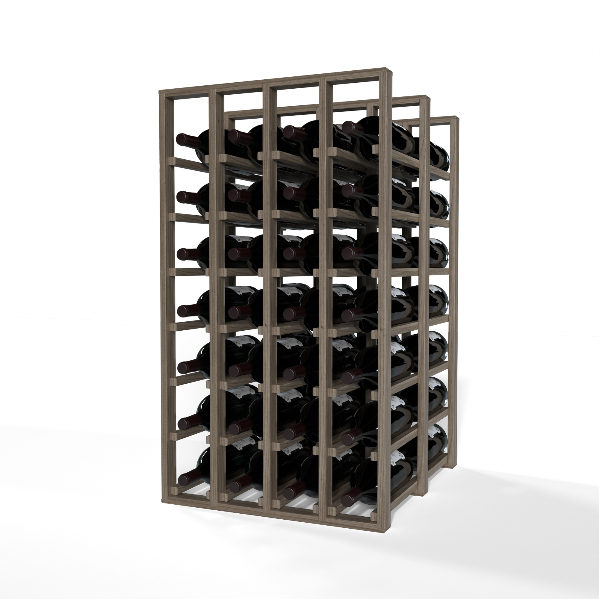 GrandCellar™ - 4 Column Full-Depth Double Deep Magnum Wine Rack - 36