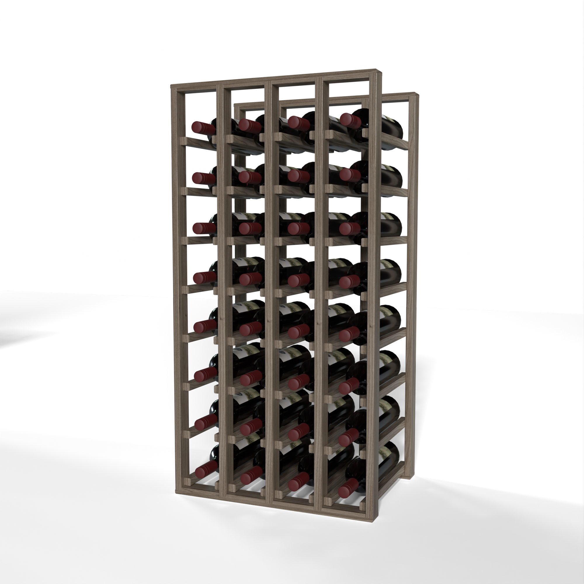GrandCellar™ - 4 Column Full-Depth Standard Wine Rack - 36