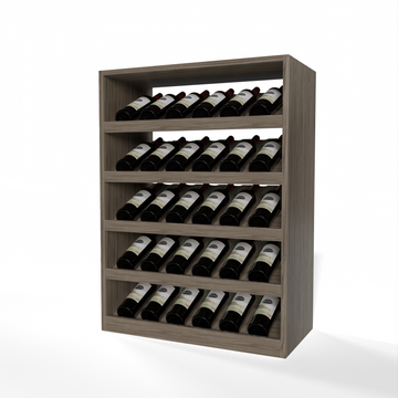 GrandCellar™ - 6 Column Full-Depth Cradle Wine Display - 36