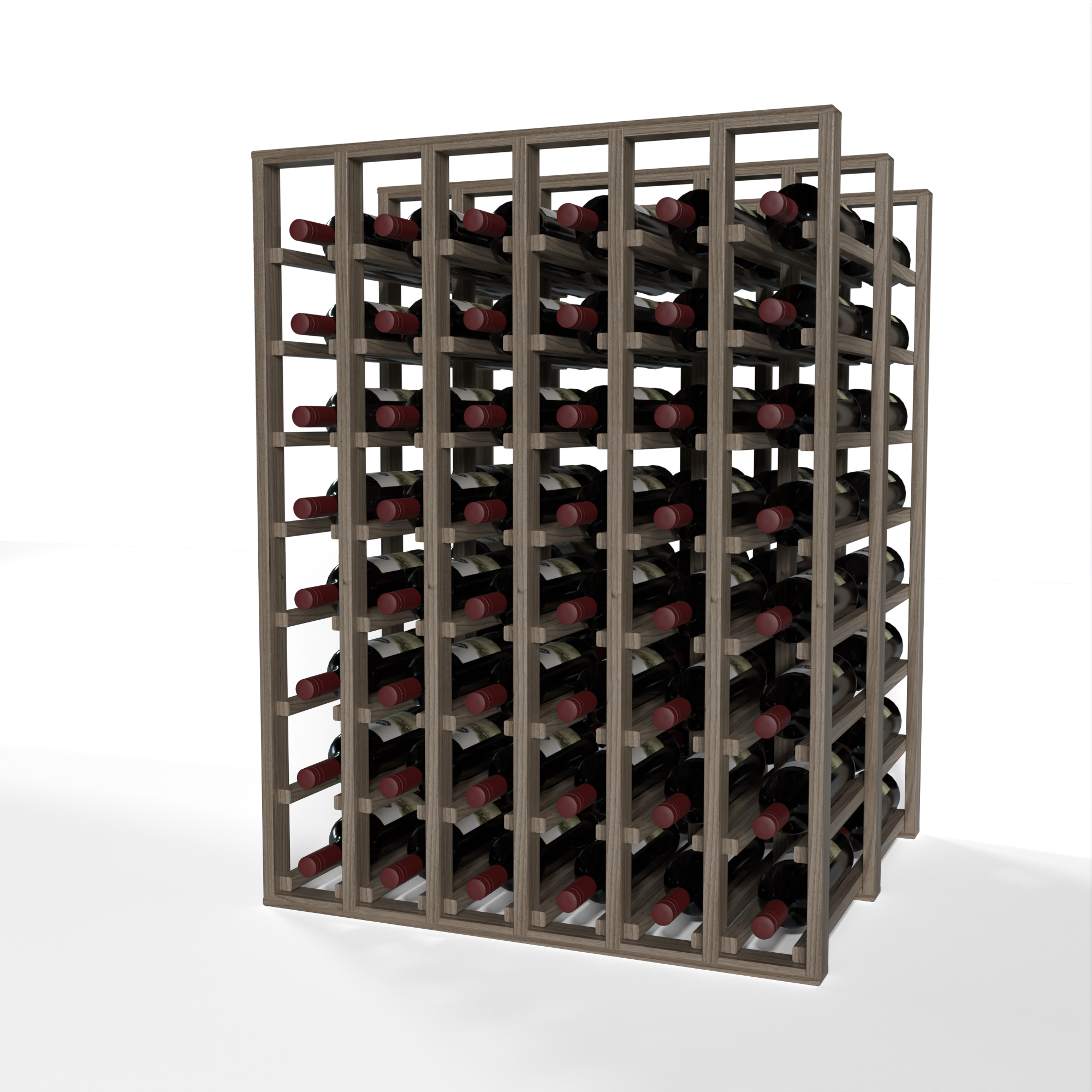 GrandCellar™ - 6 Column Full-Depth Double Deep Wine Rack - 36