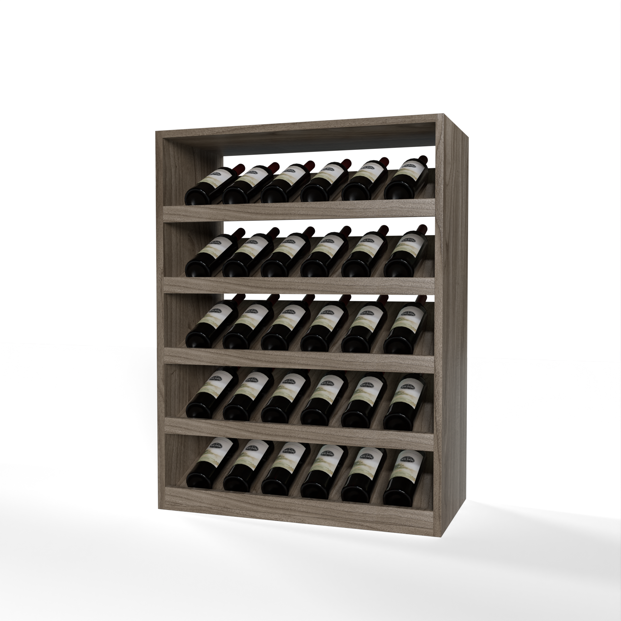GrandCellar™ - 6 Column Full-Depth Wine Display  - 36