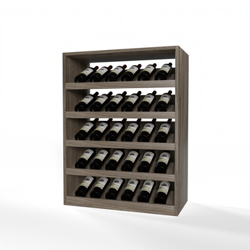GrandCellar™ - 6 Column Full-Depth Wine Display  - 36