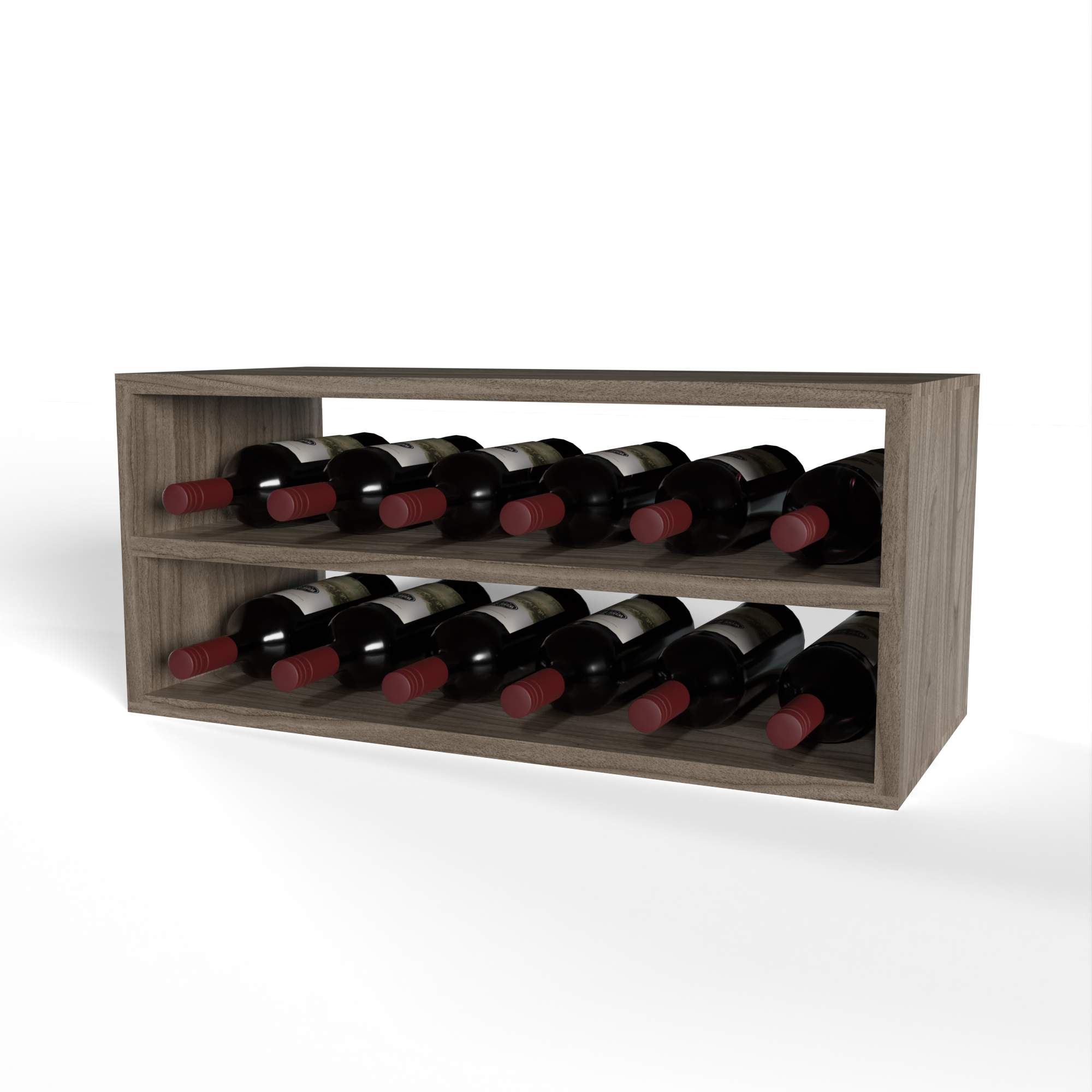 GrandCellar™ - 6 Column Full-Depth Wine Shelf - 12