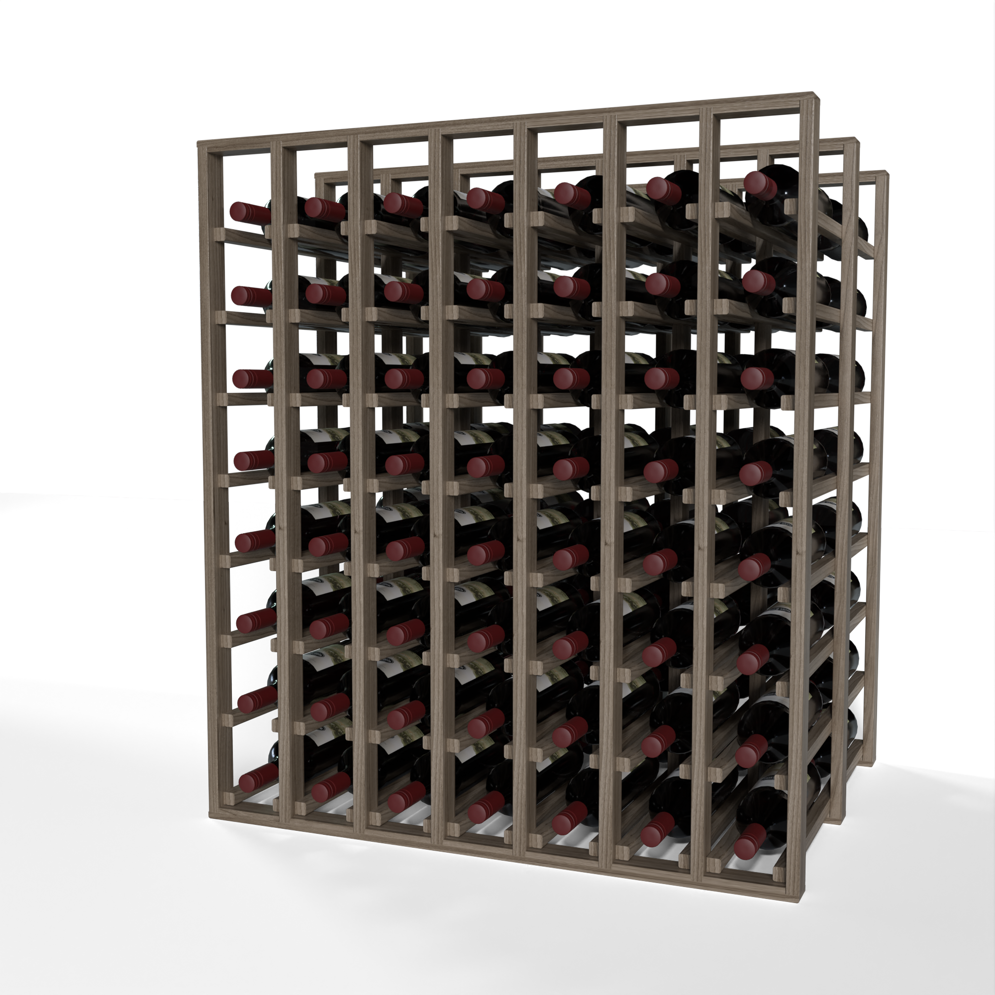 GrandCellar™ - 7 Column Full-Depth Double Deep Wine Rack - 36