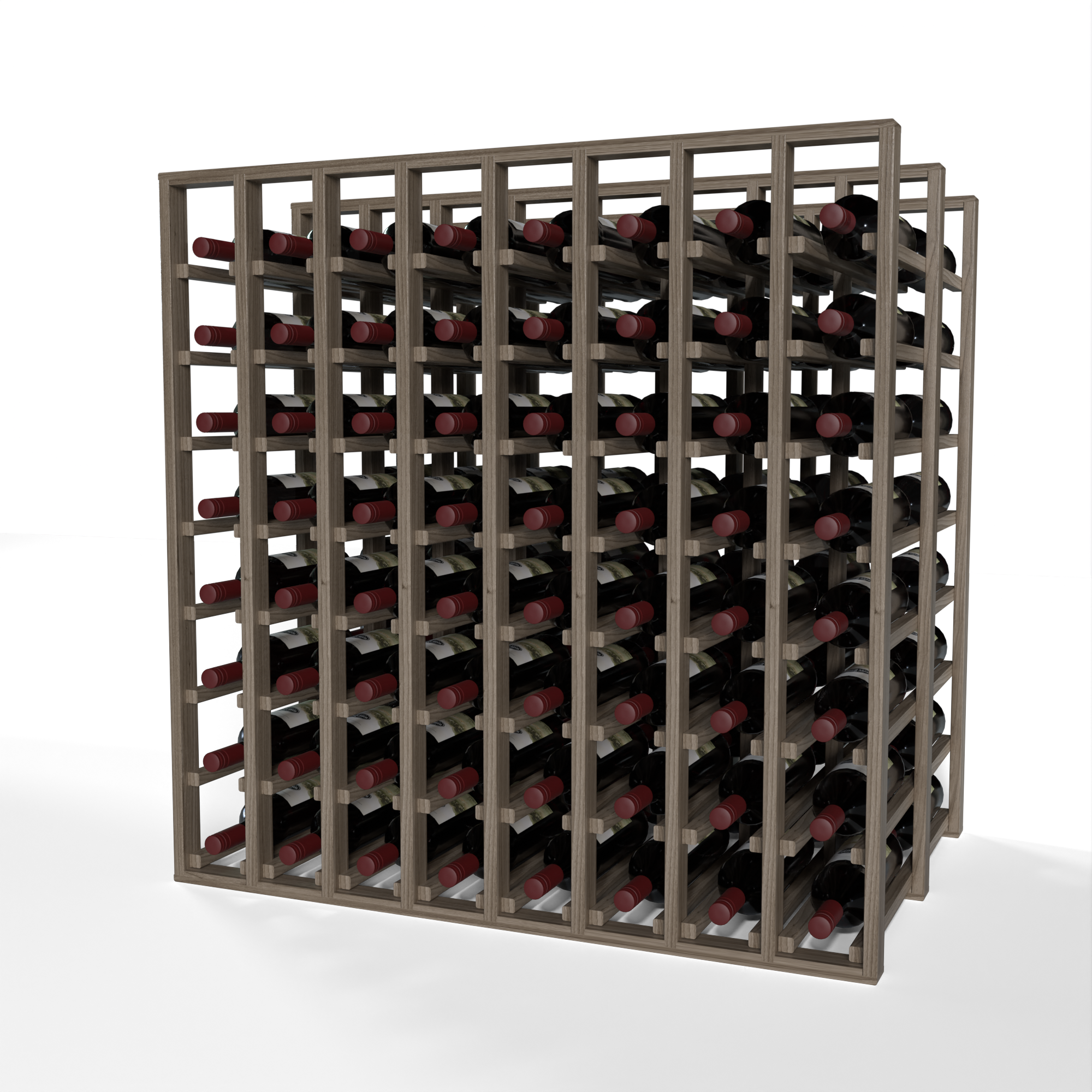GrandCellar™ - 8 Column Full-Depth Double Deep Wine Rack - 36