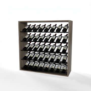 GrandCellar - 8 Column Full-Depth Label-Forward Wine Base Display - 36
