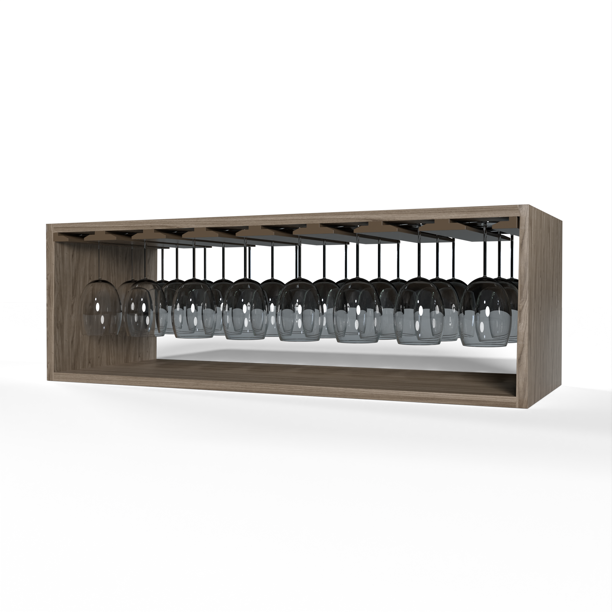 GrandCellar™ - 8 Column Full-Depth Stemware Rack  - 12