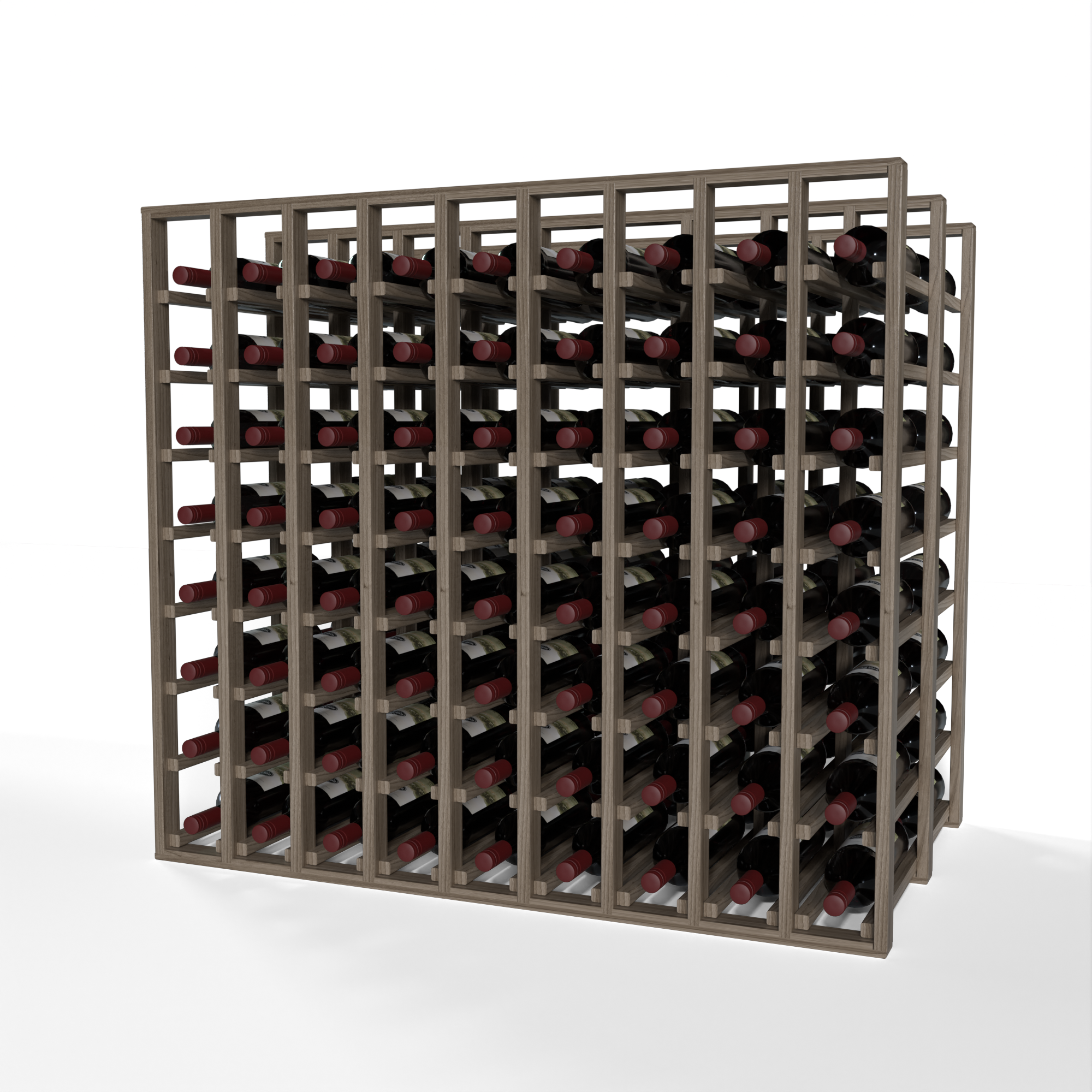 GrandCellar™ - 9 Column Full-Depth Double Deep Wine Rack - 36