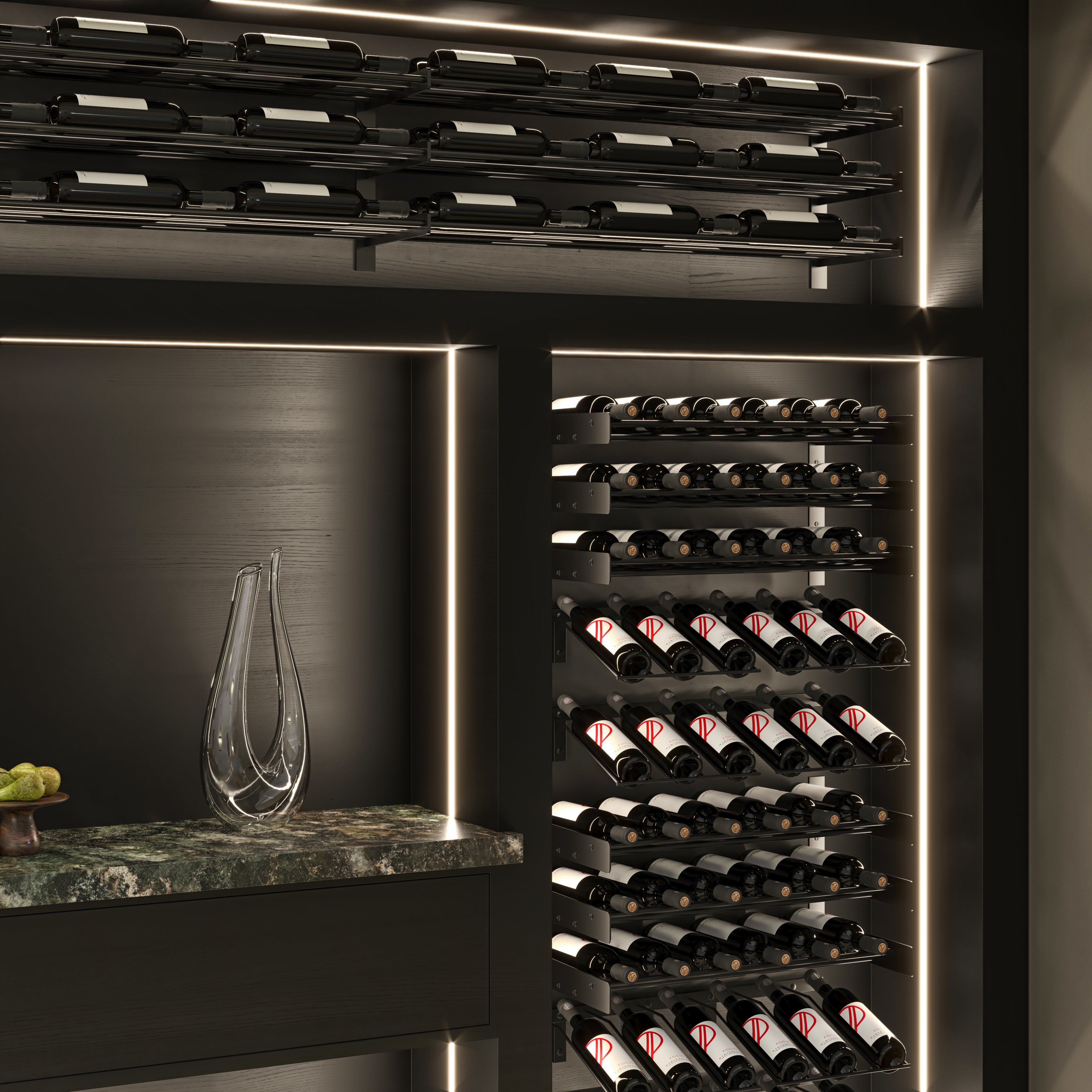 Evolution Wine Wall Cork Ledge