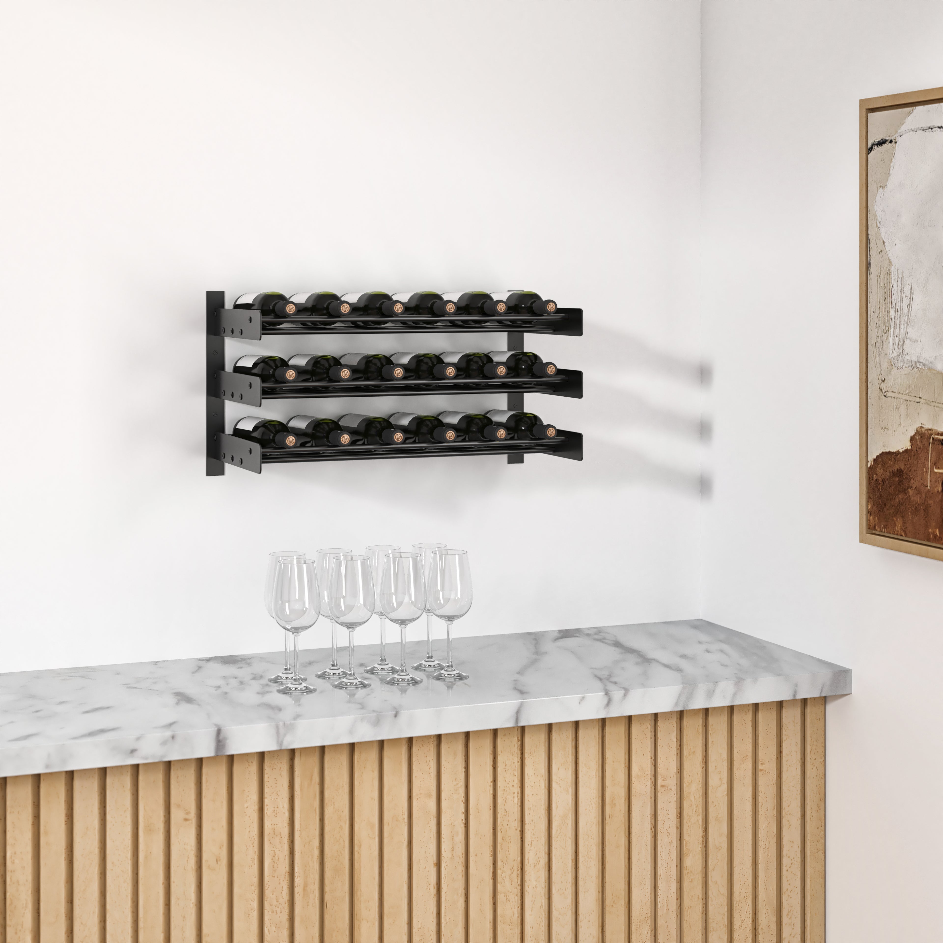 Evolution Wine Wall Cork Ledge