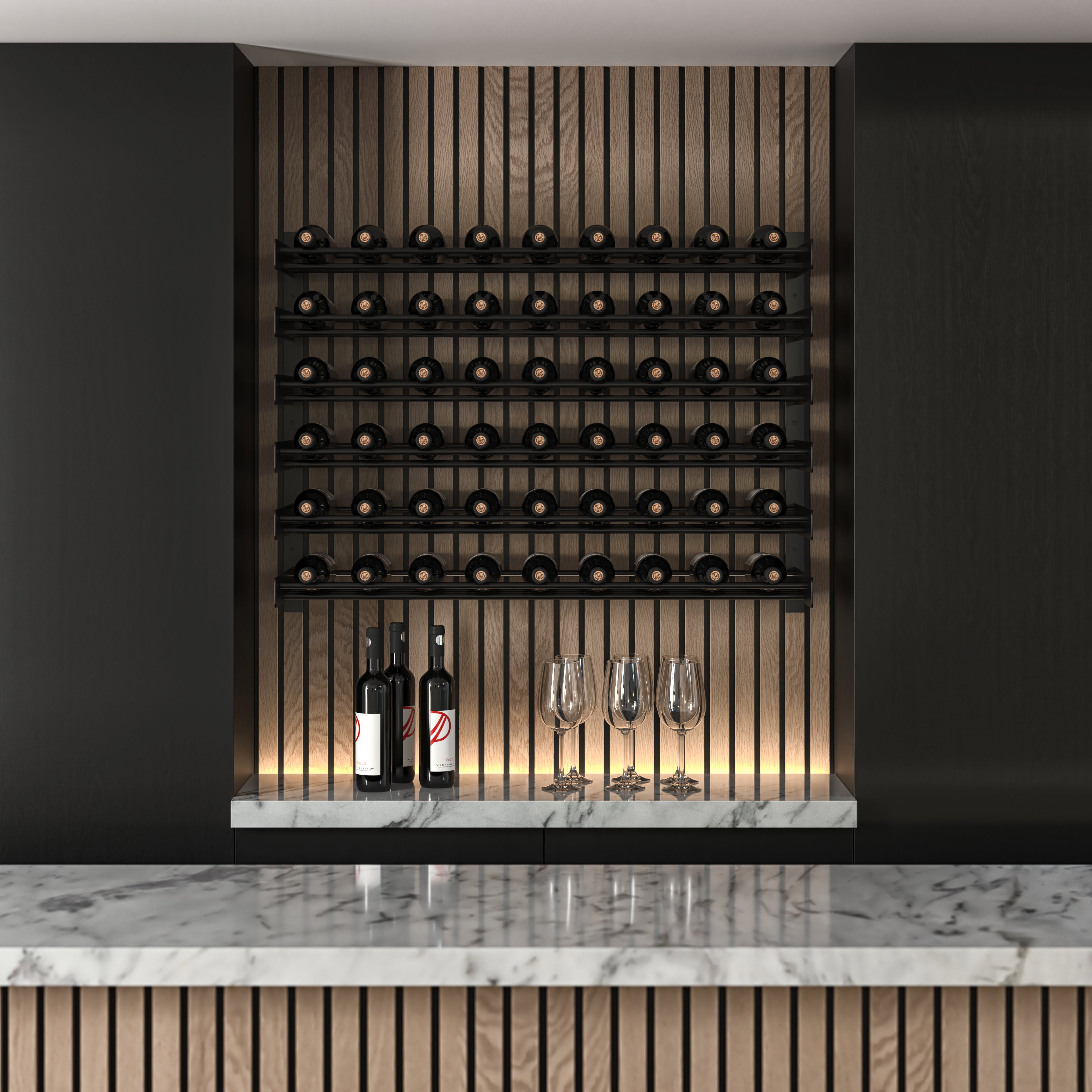 Evolution Wine Wall Cork Ledge