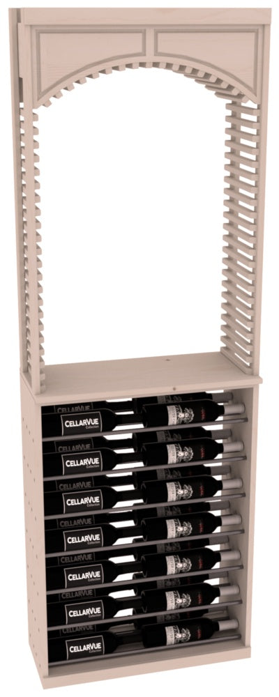 CellarVue - 26" Cellar Arch / Horizontal Display Combo - Gunmetal Rods