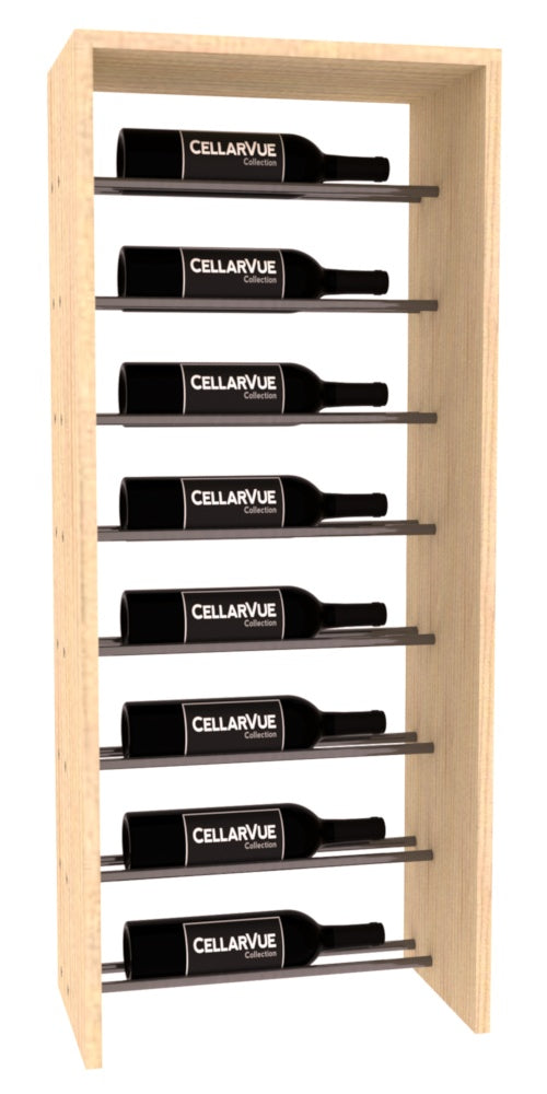 InstaCellar - 17.5" Horizontal Top Display - Gunmetal Rods