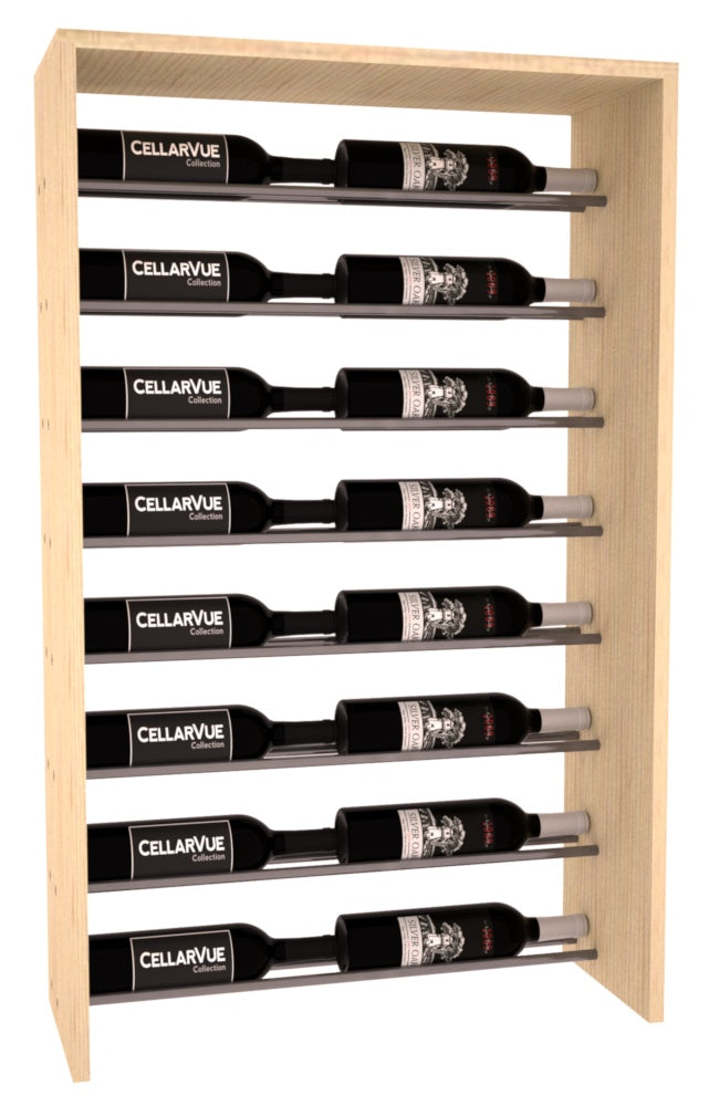 InstaCellar - 26" Horizontal Top Display - Gunmetal Rods