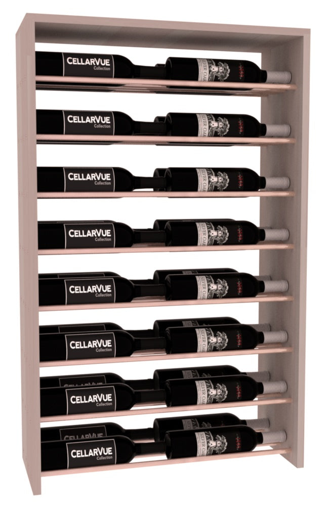 CellarVue - 26" Horizontal Double Deep Top Display - Blush Gold Rods