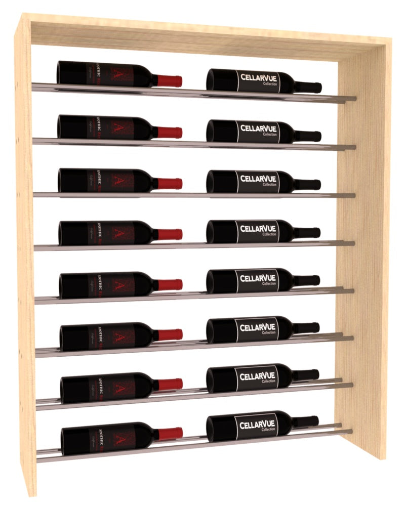 InstaCellar - 35" Horizontal Top Display - Gunmetal Rods