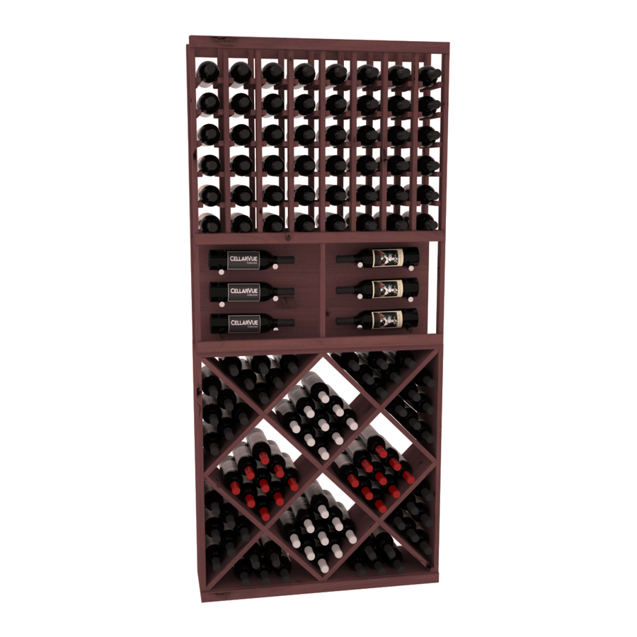 InstaCellar - 35" Showcase Display / Diamond Cube Combo