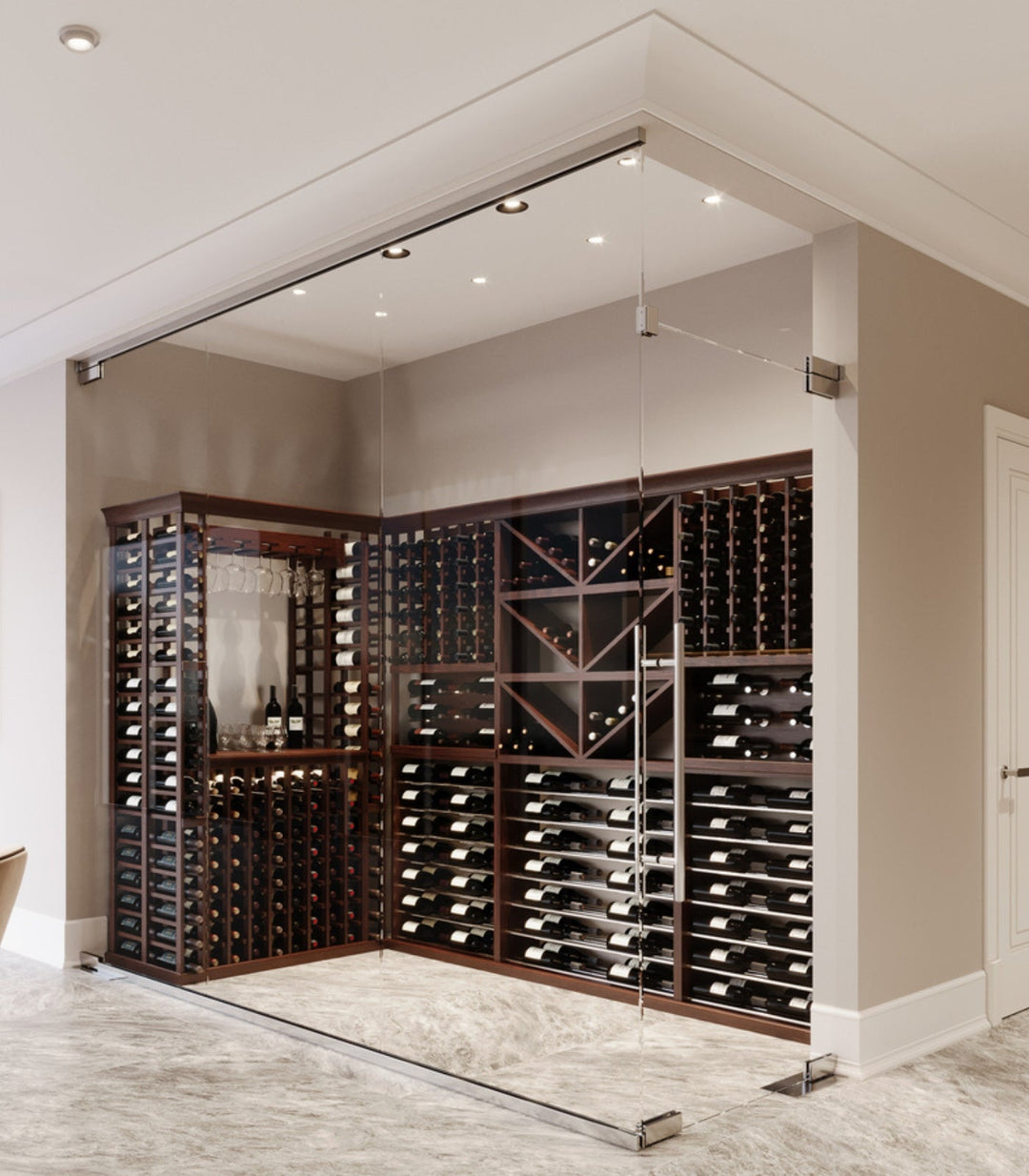 Contemporary Wine Cellar