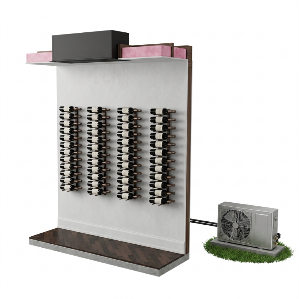 Split Wine Cooling System