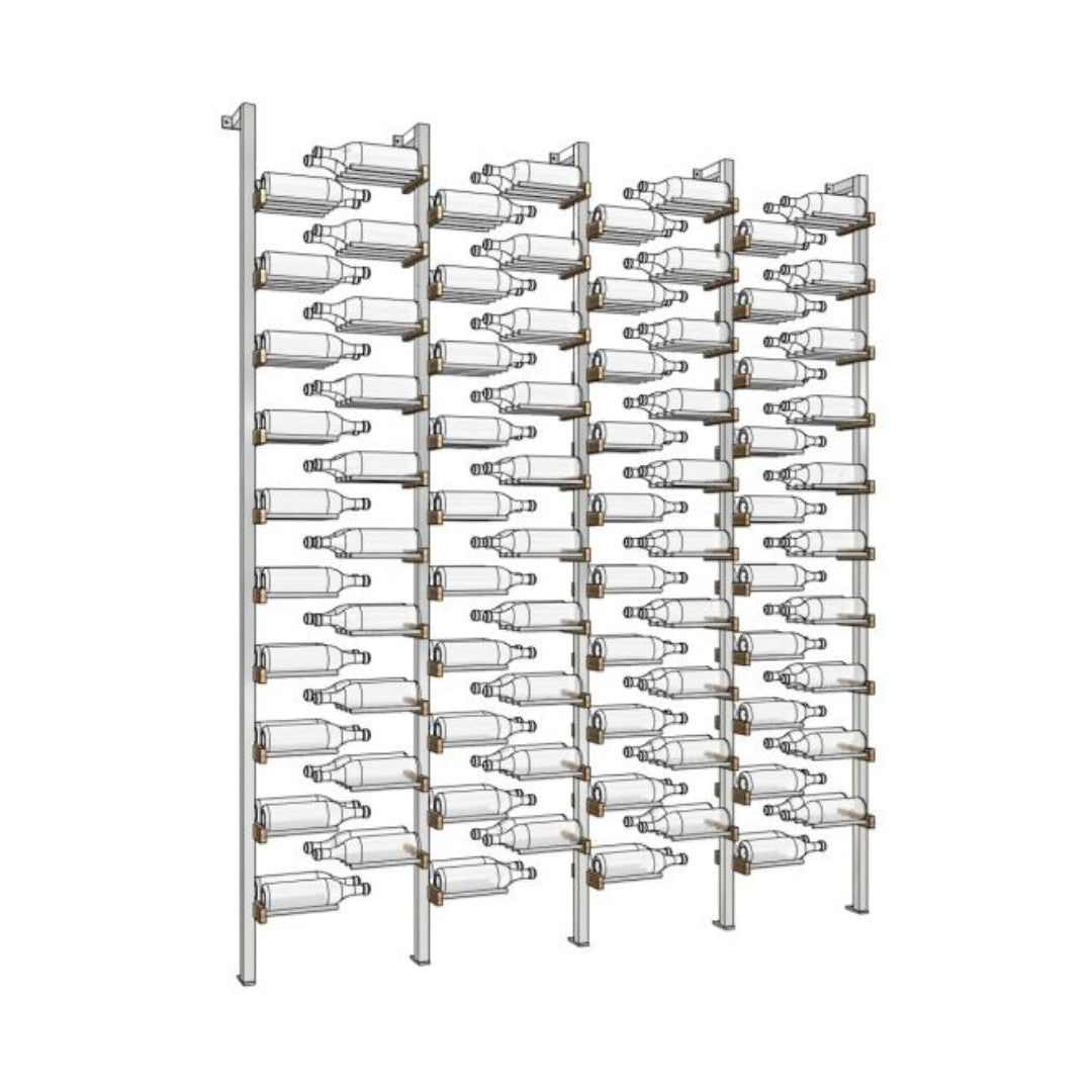 The Floating, Walnut and Silver Metal