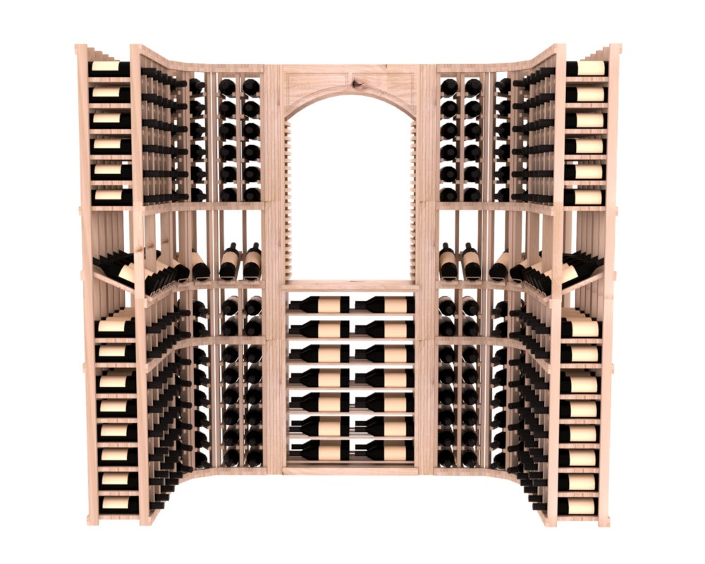 InstaCellar – Florence Wine Cellar Kit in Knotty Alder Unstained without WineSafe™ Satin Sealant