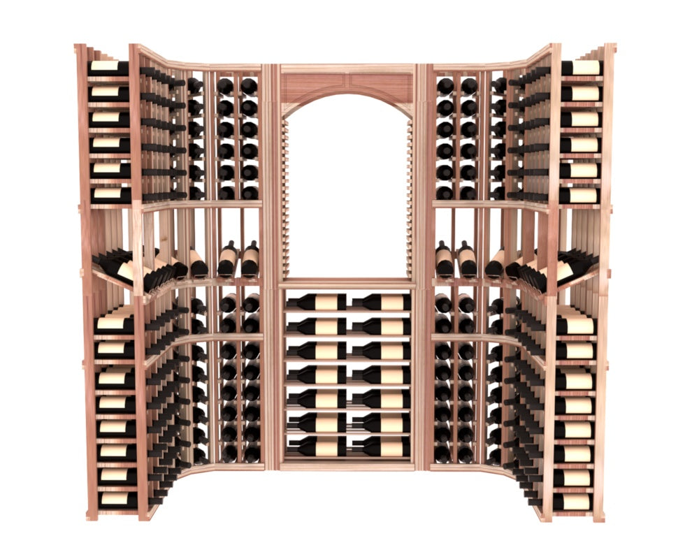 InstaCellar – Florence Wine Cellar Kit in Premium Redwood Unstained without WineSafe™ Satin Sealant