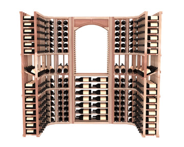InstaCellar – Florence Wine Cellar Kit in Premium Redwood Unstained without WineSafe™ Satin Sealant