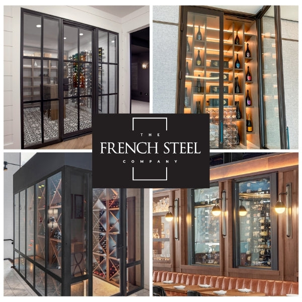 Modern Steel Wine Cellar Enclosures