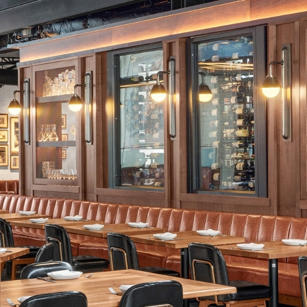 Custom French Steel Wine Cabinets