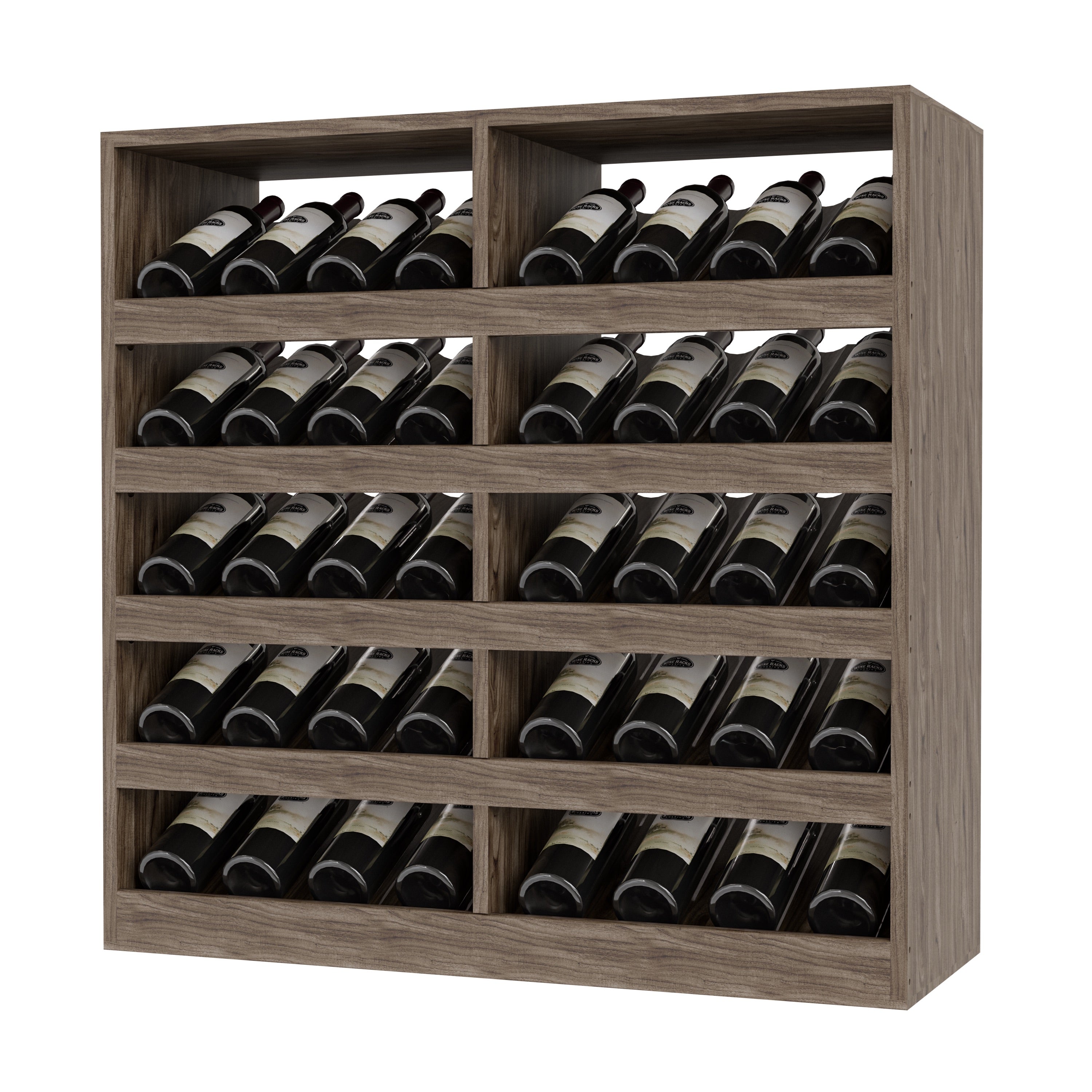 GrandCellar™ - 8 Column Full-Depth Cradle Wine Display - 36