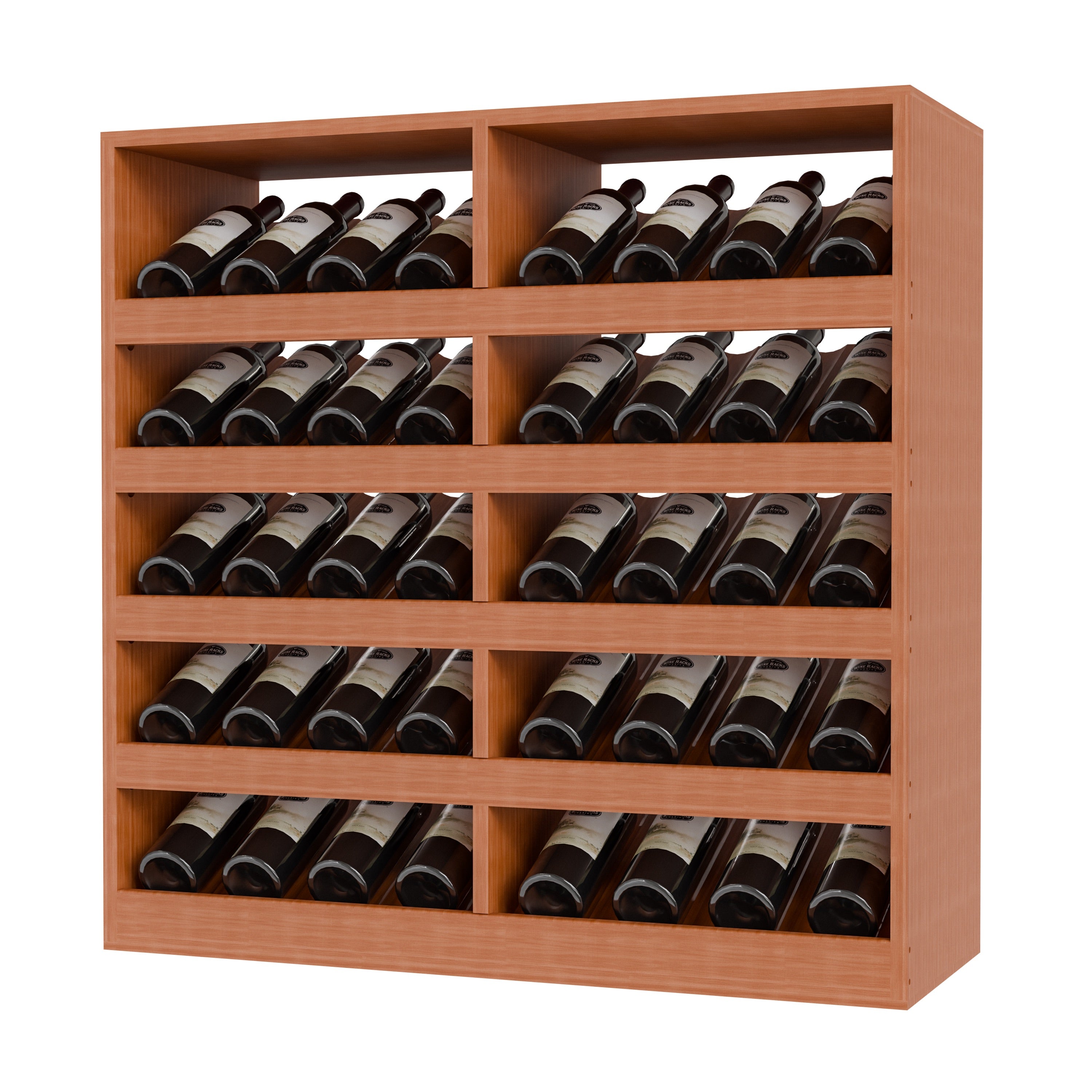 GrandCellar™ - 8 Column Full-Depth Cradle Wine Display - 36