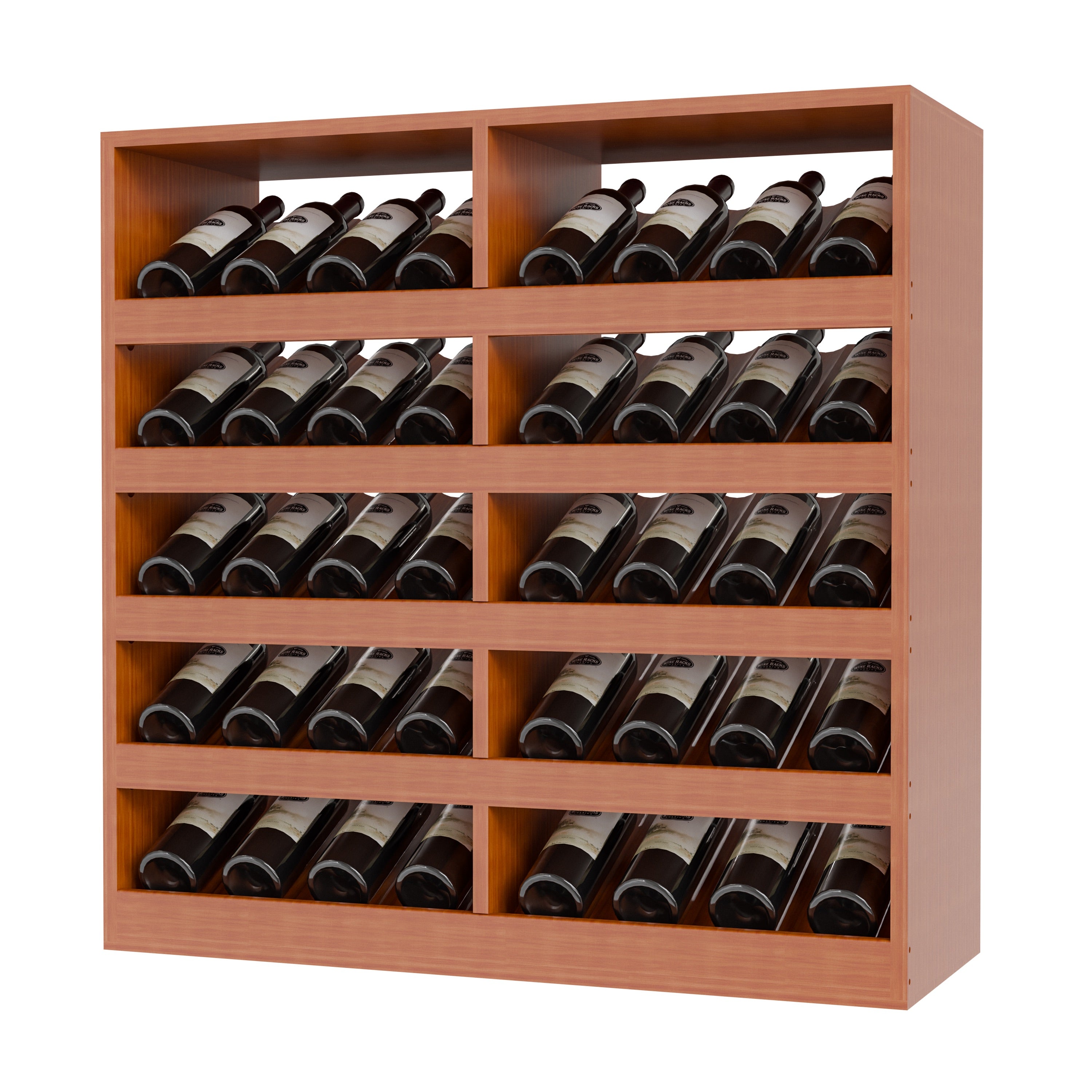GrandCellar™ - 8 Column Full-Depth Cradle Wine Display - 36