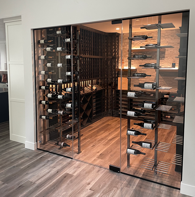 Glass Wine Cellar Design by Wine Racks America