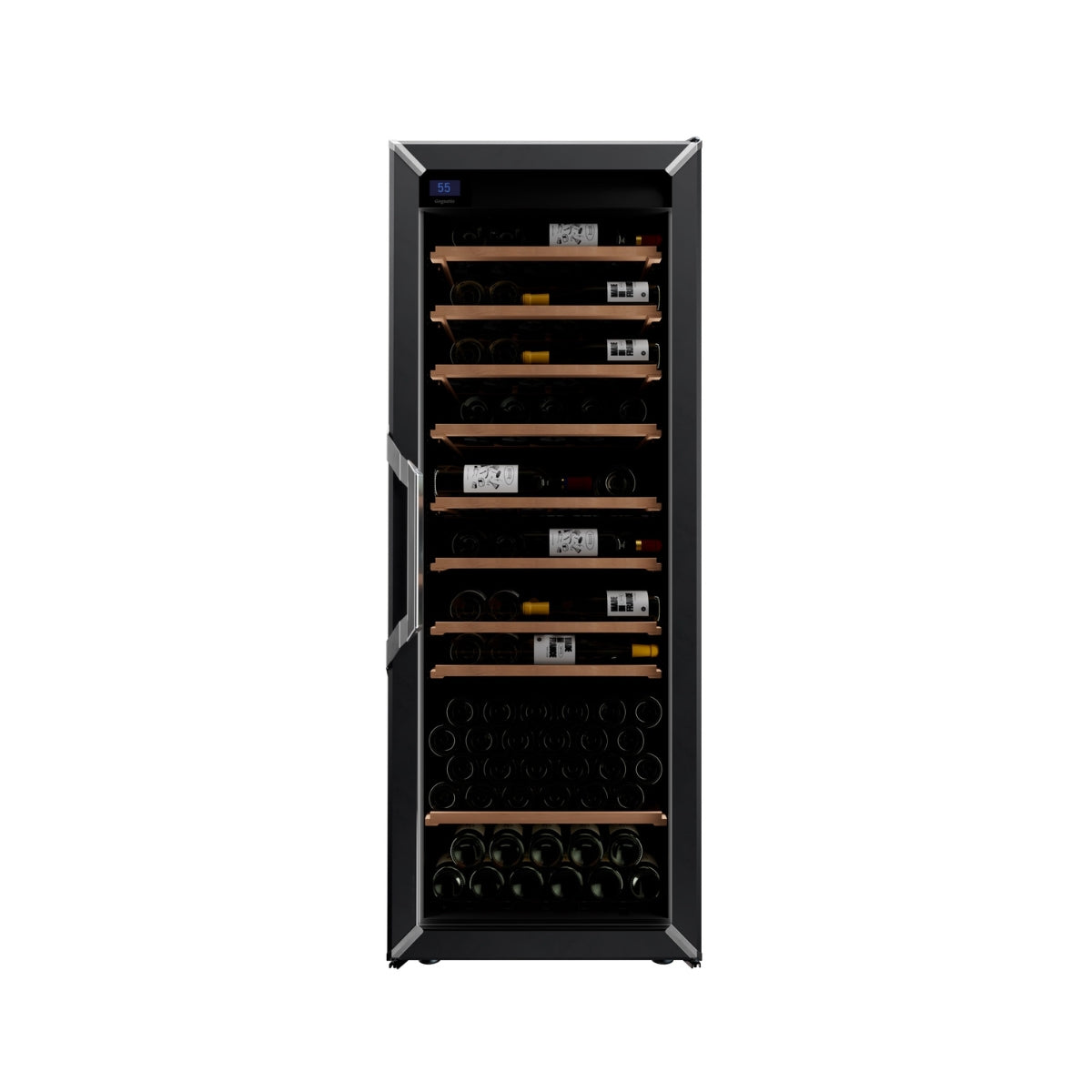 Goguette Large Single Zone Wine Fridge – Black | 150+ Bottle Capacity