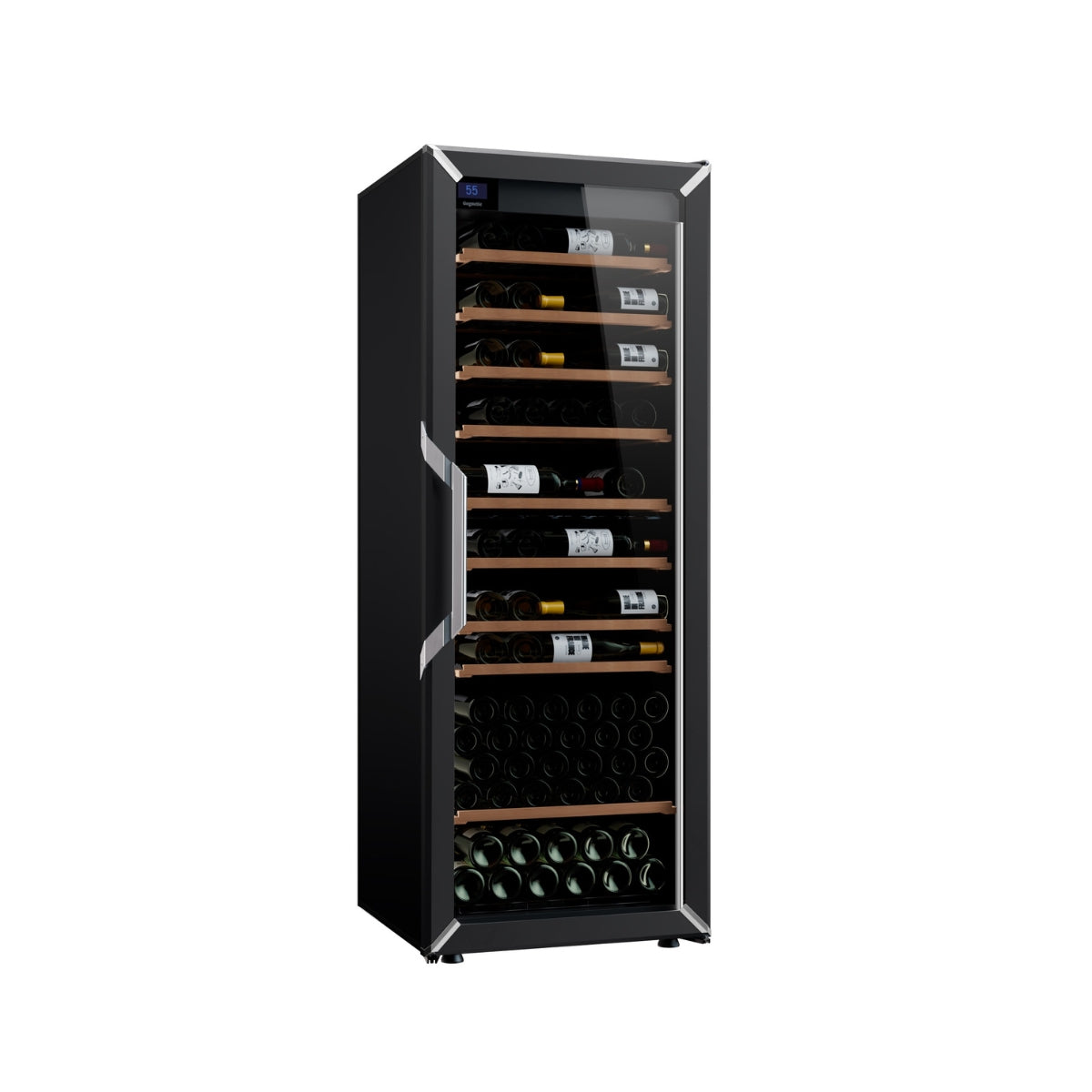 Goguette Large Single Zone Wine Fridge – Black | 150+ Bottle Capacity