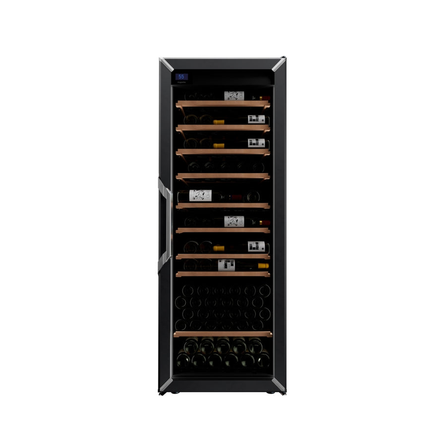 Goguette Large Single Zone Wine Fridge – Black | 150+ Bottle Capacity