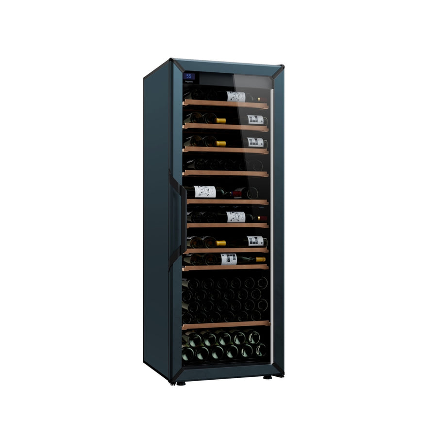 Goguette Large Single Zone Wine Fridge – Slate Blue | 150+ Bottle Capacity