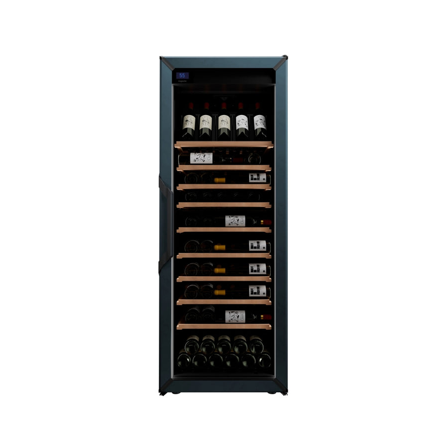 Goguette Large Single Zone Wine Fridge – Slate Blue | 150+ Bottle Capacity