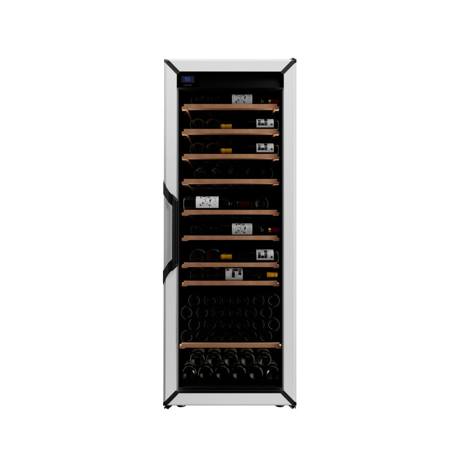Goguette Large Single Zone Wine Fridge – White | 150+ Bottle Capacity