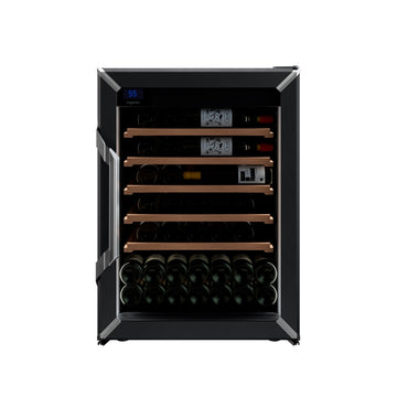 Goguette Small Single Zone Wine Fridge – Black | 50+ Bottle Capacity