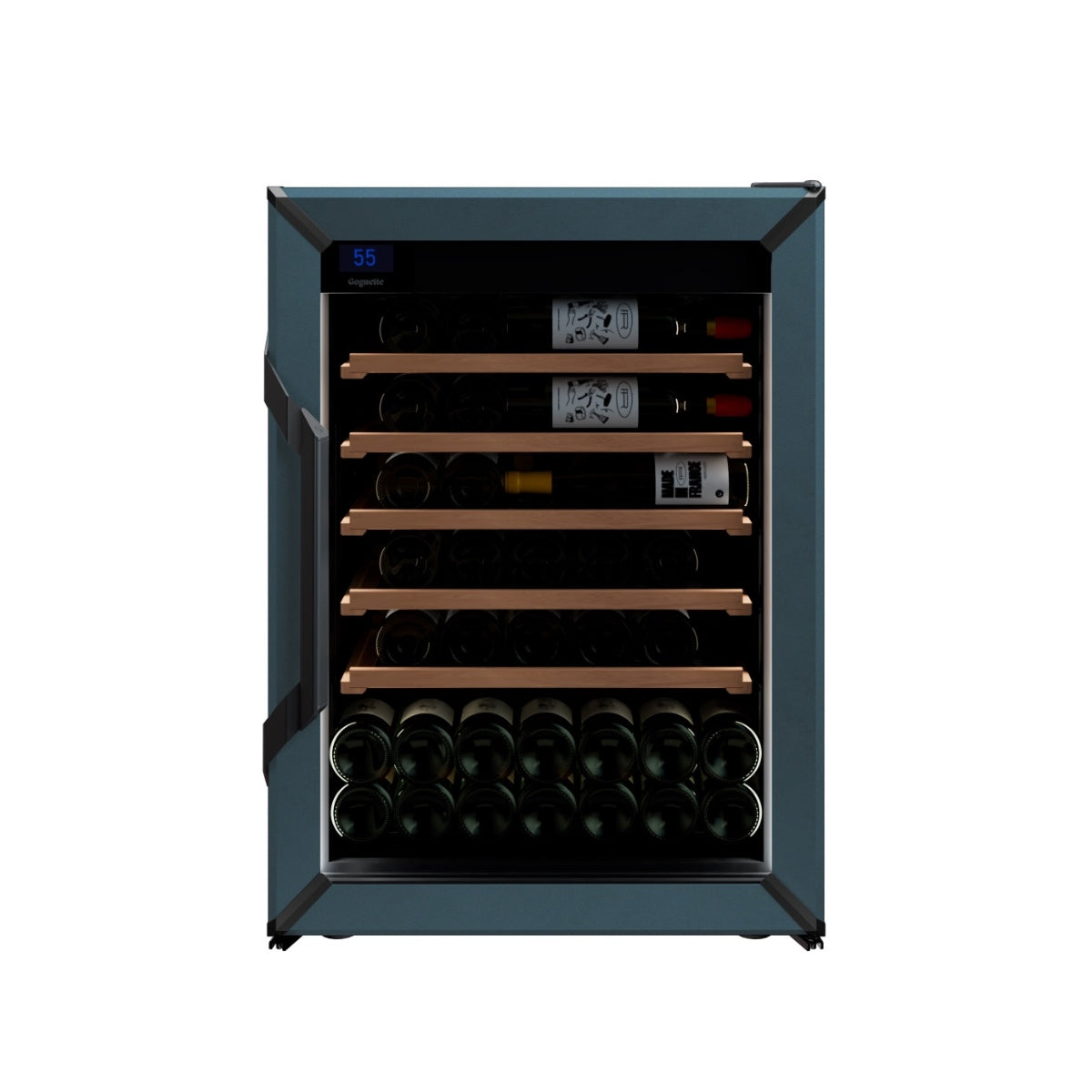 Goguette Small Single Zone Wine Fridge – Slate Blue| 50+ Bottle Capacity