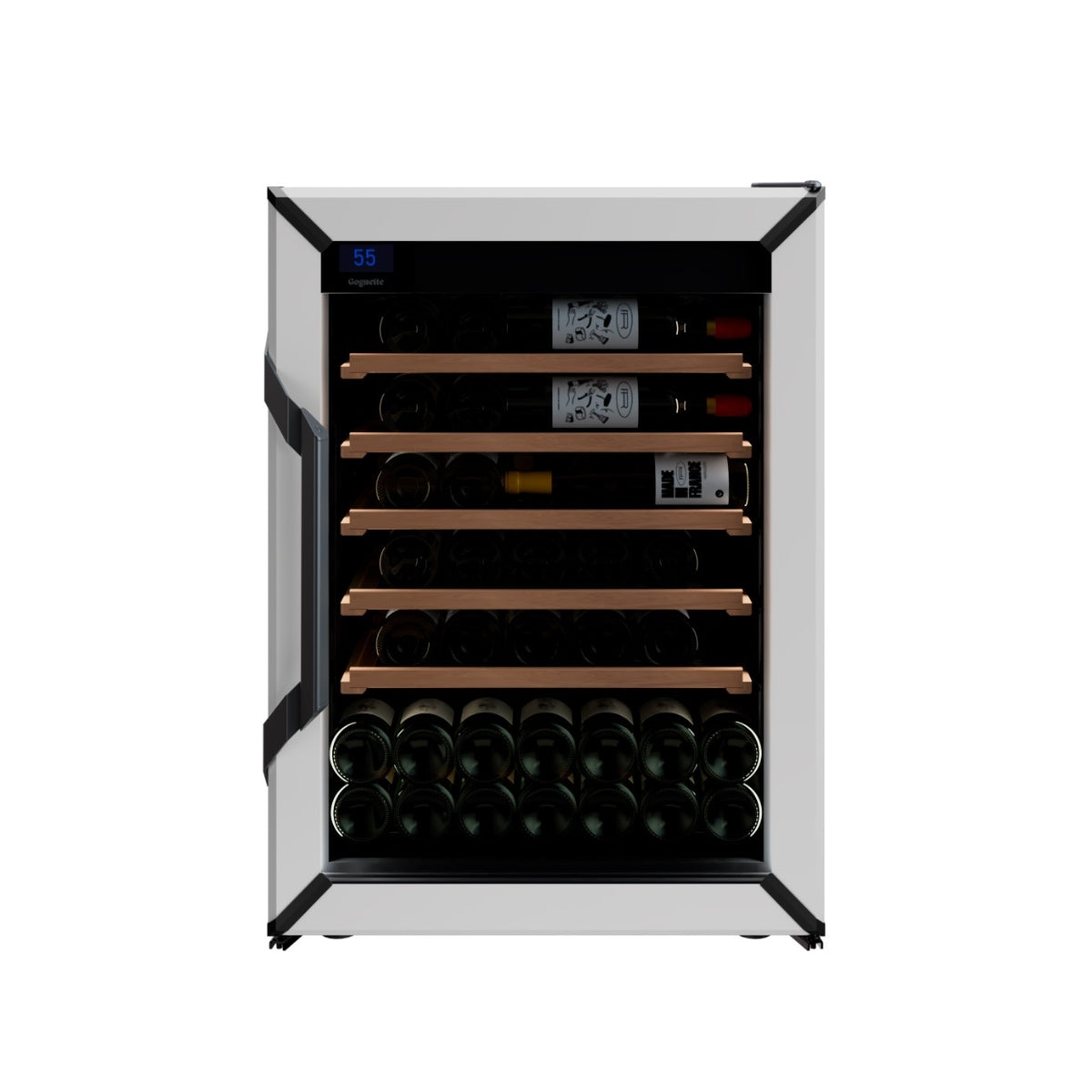 Goguette Small Single Zone Wine Fridge – White| 50+ Bottle Capacity