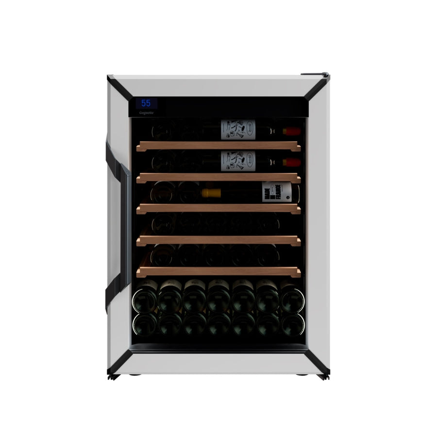 Goguette Small Single Zone Wine Fridge – White| 50+ Bottle Capacity