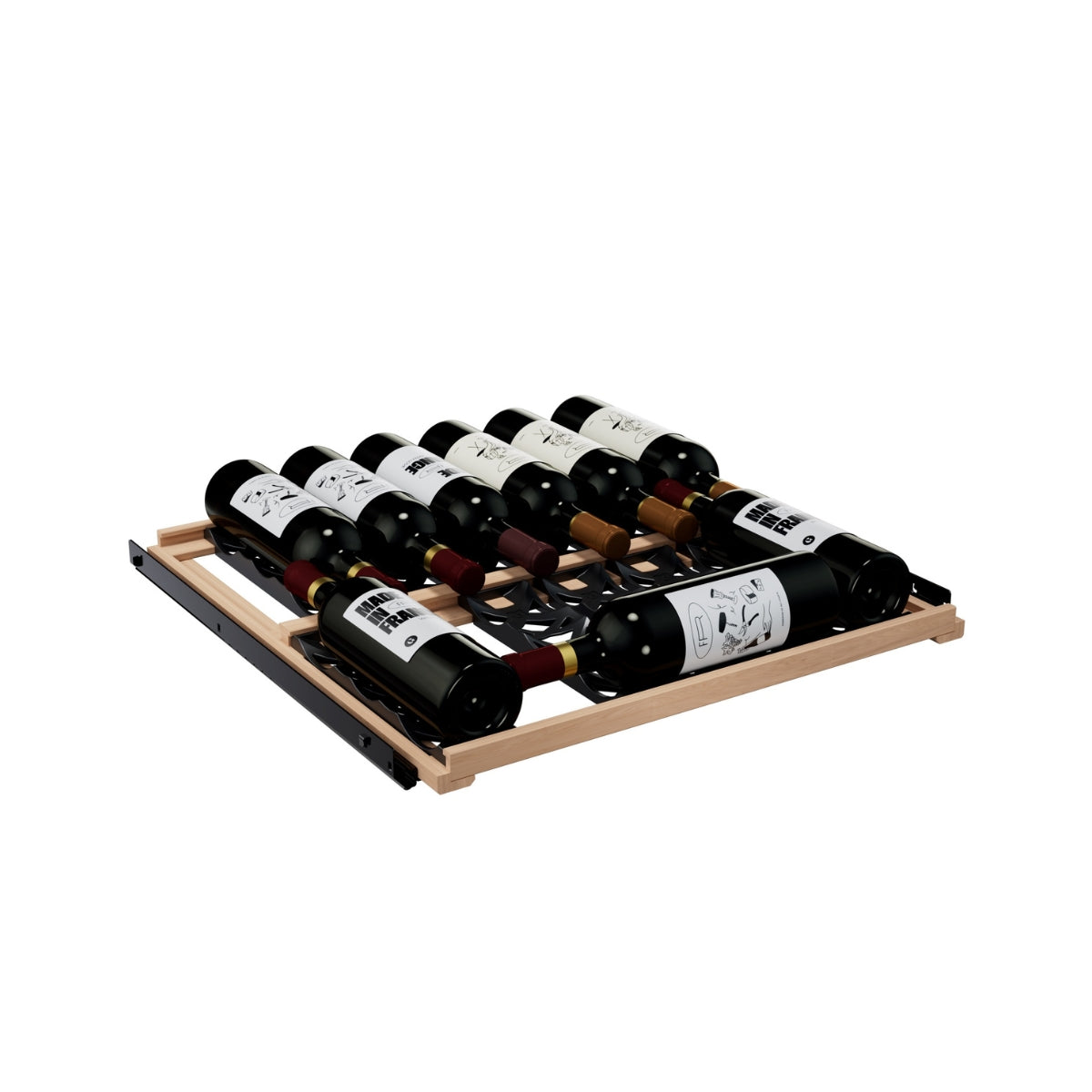 Goguette Large Single Zone Wine Fridge – Black | 150+ Bottle Capacity