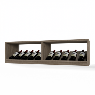 GrandCellar™ - 10 Column Full-Depth Elevated Cradle Display Row - 12