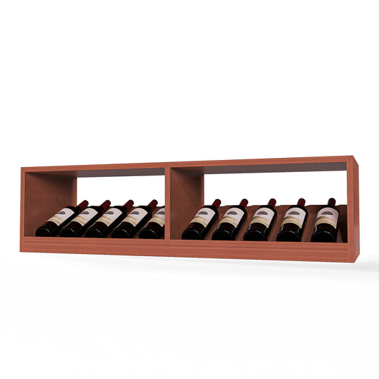 GrandCellar™ - 10 Column Full-Depth Elevated Cradle Display Row - 12 ...