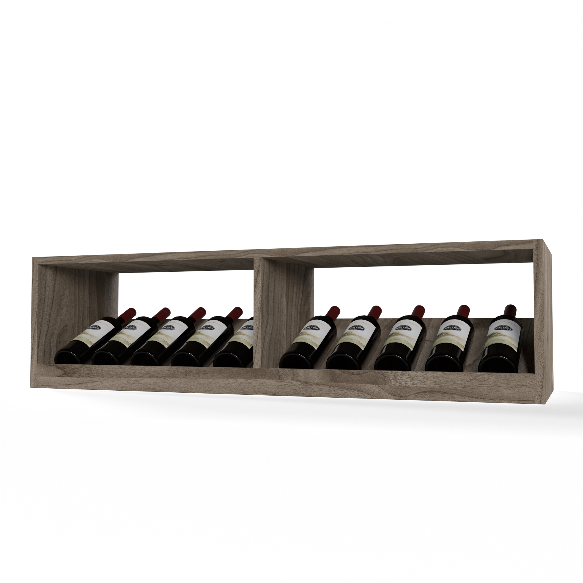 GrandCellar™ - 10 Column Full-Depth Elevated Display Row - 12