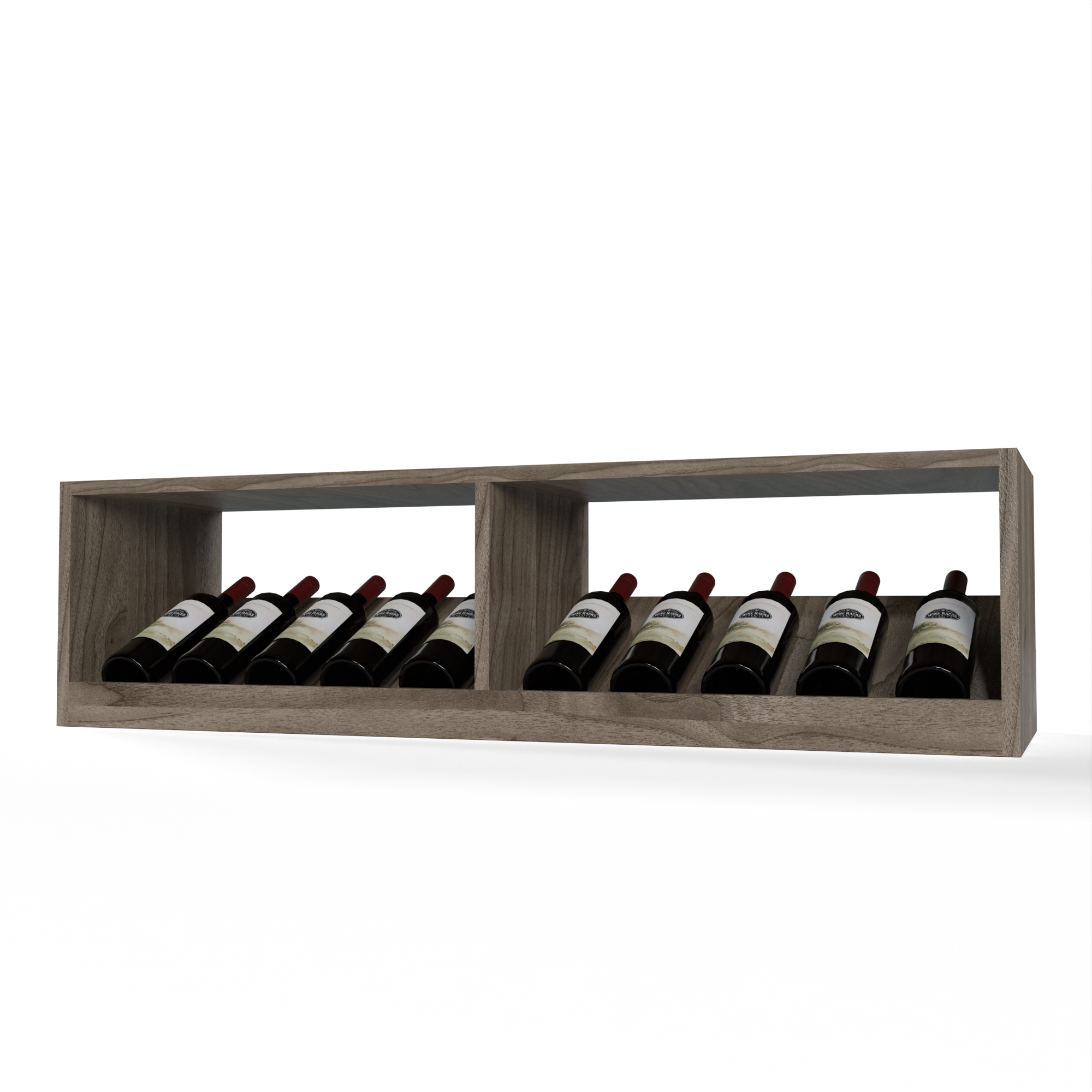GrandCellar™ - 10 Column Full-Depth Elevated Display Row - 12